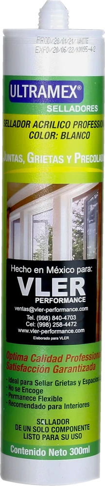 Sellador Acrílico Blanco Ultramex