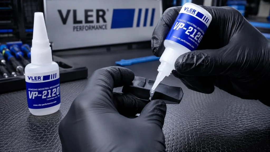 Adhesivo Industrial Instantáneo VP-2120 (20 g) — ejemplo de uso 10