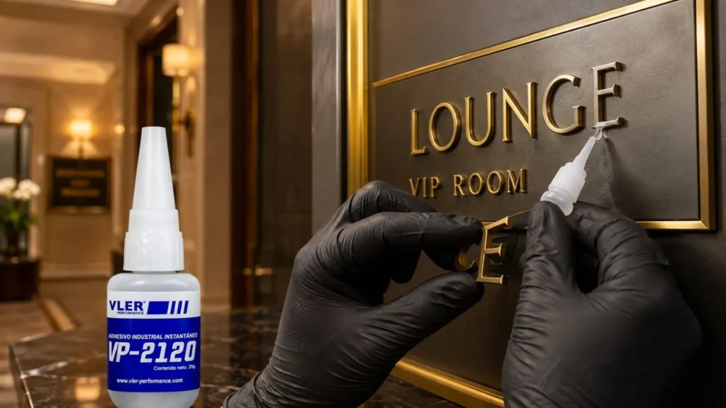 Adhesivo Industrial Instantáneo VP-2120 (20 g) — ejemplo de uso 13