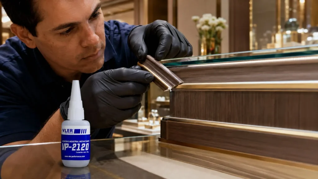 Adhesivo Industrial Instantáneo VP-2120 (20 g) — ejemplo de uso 15