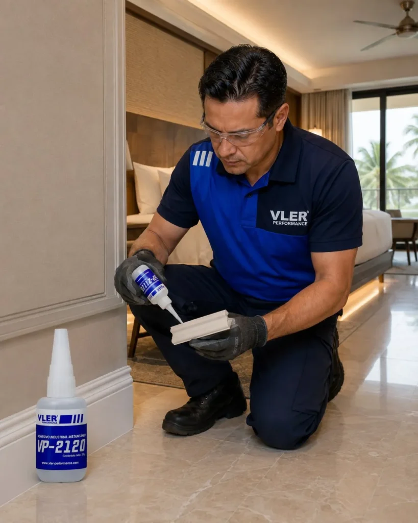 Adhesivo Industrial Instantáneo VP-2120 (20 g) — ejemplo de uso 2