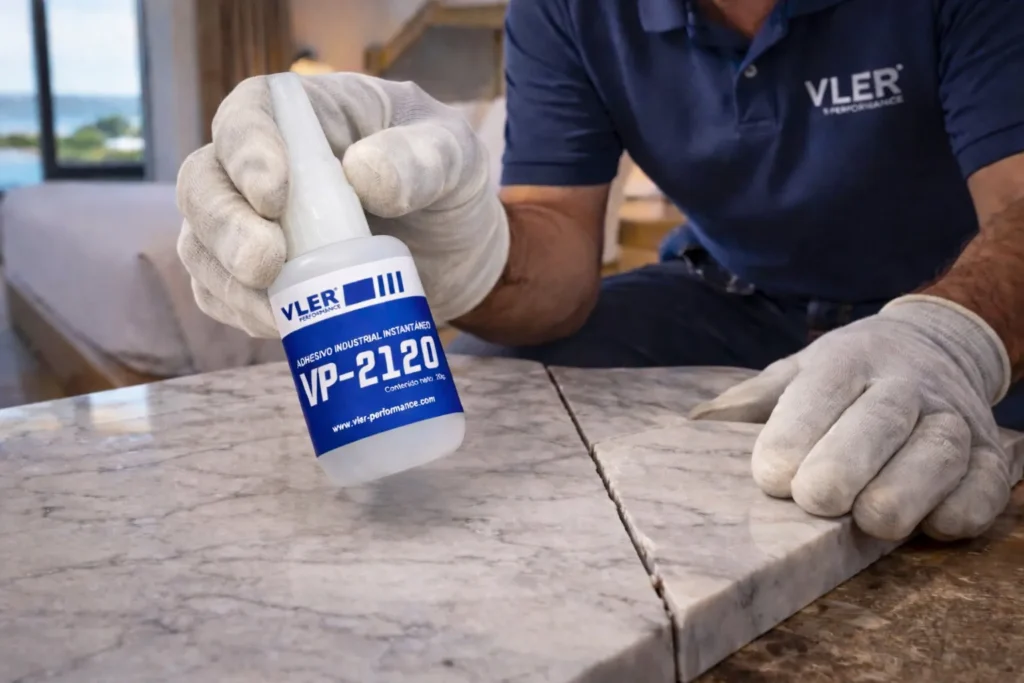 Adhesivo Industrial Instantáneo VP-2120 (20 g) — ejemplo de uso 3