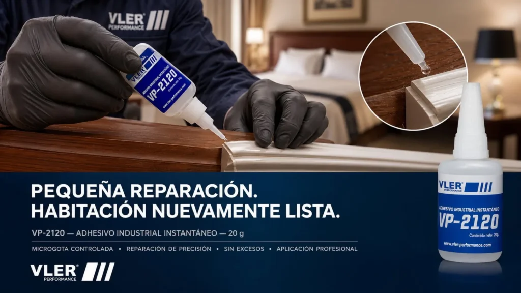 Adhesivo Industrial Instantáneo VP-2120 (20 g) — ejemplo de uso 6