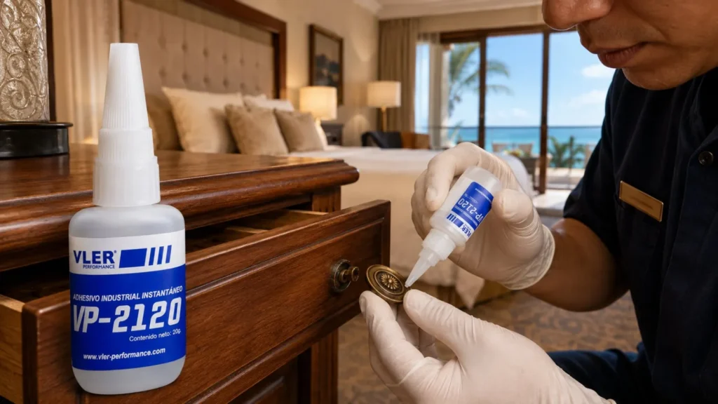 Adhesivo Industrial Instantáneo VP-2120 (20 g) — ejemplo de uso 8