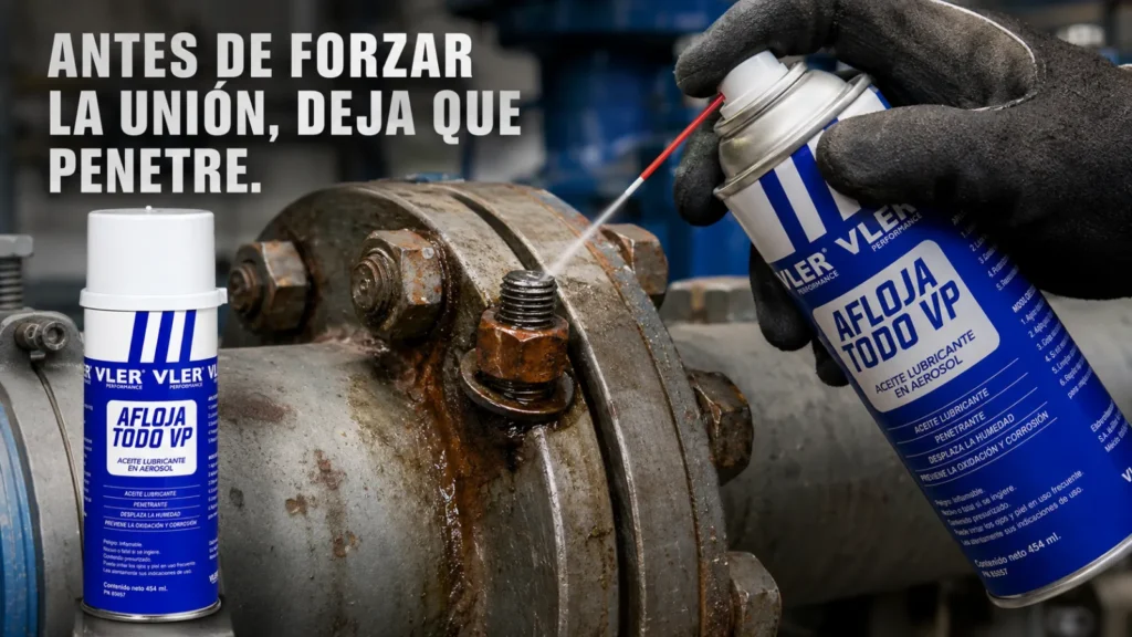Afloja Todo VP - Lubricante Penetrante (310 g) — ejemplo de uso 4