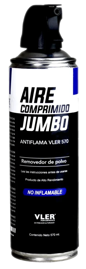 Aire Comprimido Jumbo VLER, no inflamable, 570 ml
