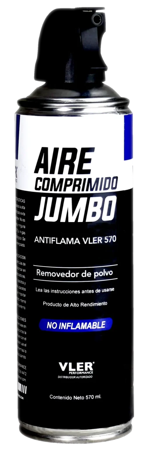 Aire Comprimido Jumbo Antiflama VLER 570 (570 ml) Aire Comprimido Jumbo Antiflama VLER 570 (570 ml)