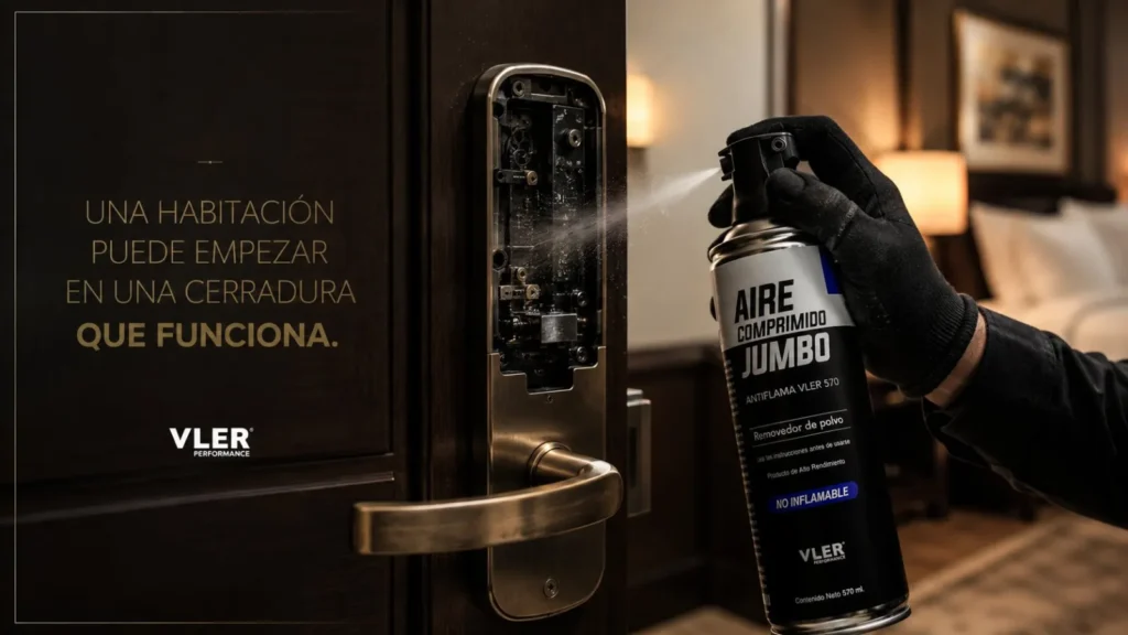 Aire Comprimido Jumbo Antiflama VLER 570 (570 ml) — ejemplo de uso 6
