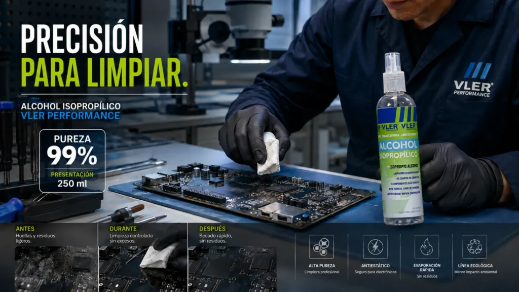 Alcohol Isopropílico en Atomizador (250 ml) — ejemplo de uso 8