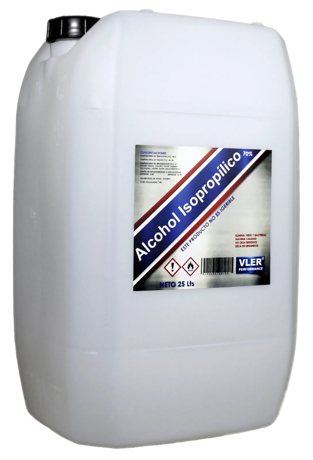 Alcohol Isopropílico Porrón de 25 L