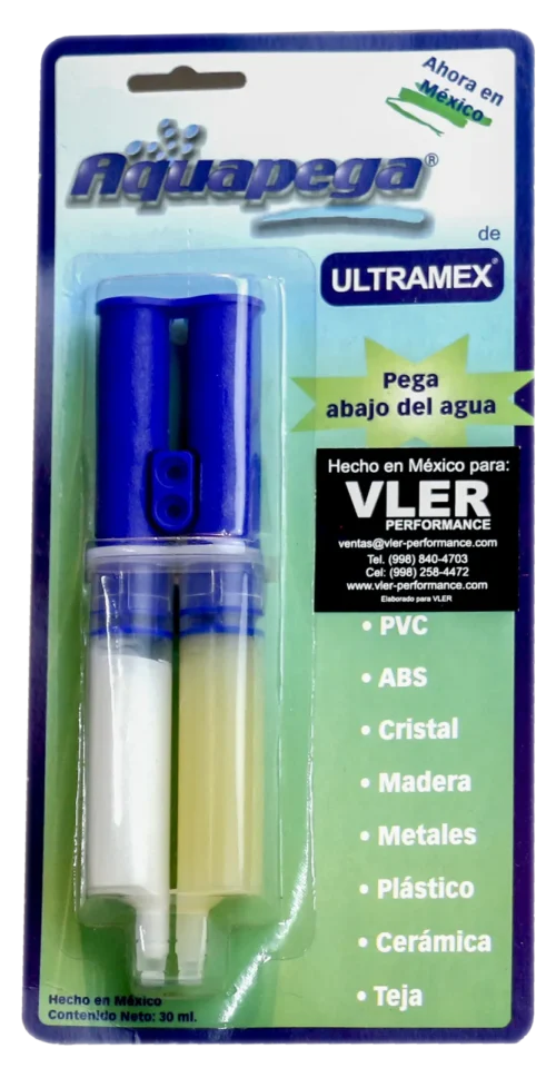 Aquapega Ultramex - Pegamento Epóxico Bicomponente (30 ml) Aquapega Ultramex - Pegamento Epóxico Bicomponente (30 ml)