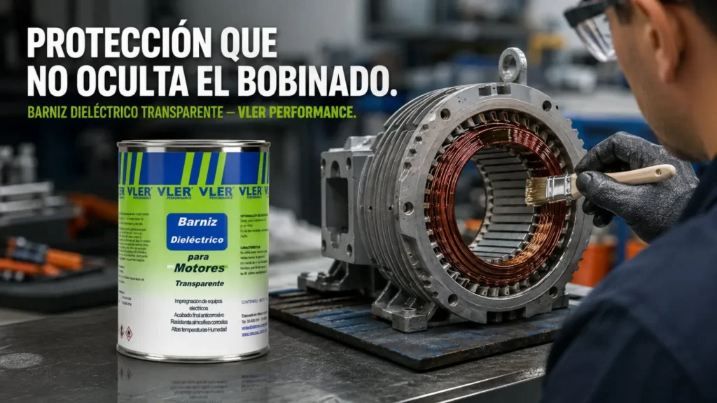 Barniz Dieléctrico Transparente para Motores (1 L) — ejemplo de uso 1