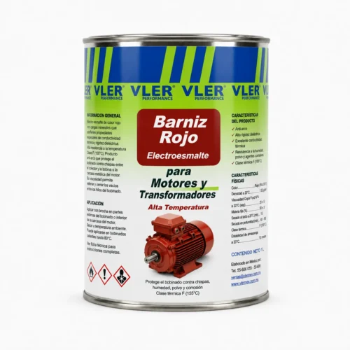 Barniz Rojo - Electroesmalte para Motores y Transformadores (1 L) Barniz Rojo - Electroesmalte para Motores y Transformadores (1 L)