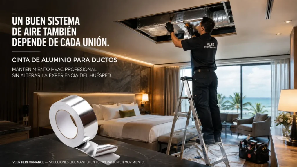 Cinta de Aluminio para Ductos (54.86 m) — ejemplo de uso 1