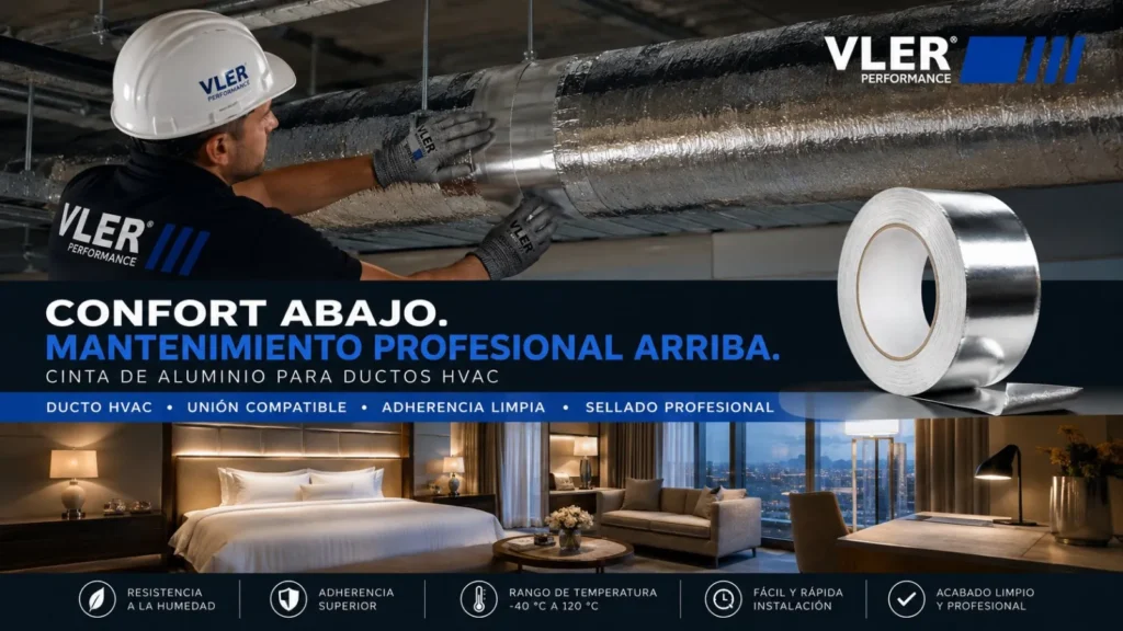 Cinta de Aluminio para Ductos (54.86 m) — ejemplo de uso 12