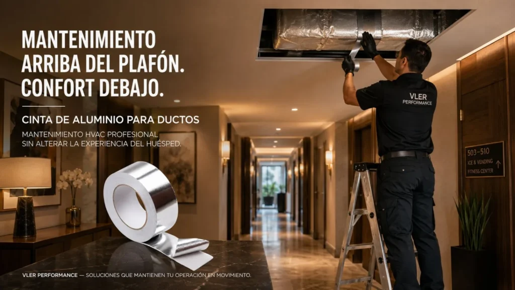 Cinta de Aluminio para Ductos (54.86 m) — ejemplo de uso 3