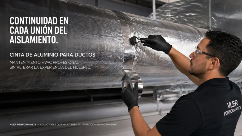Cinta de Aluminio para Ductos (54.86 m) — ejemplo de uso 4