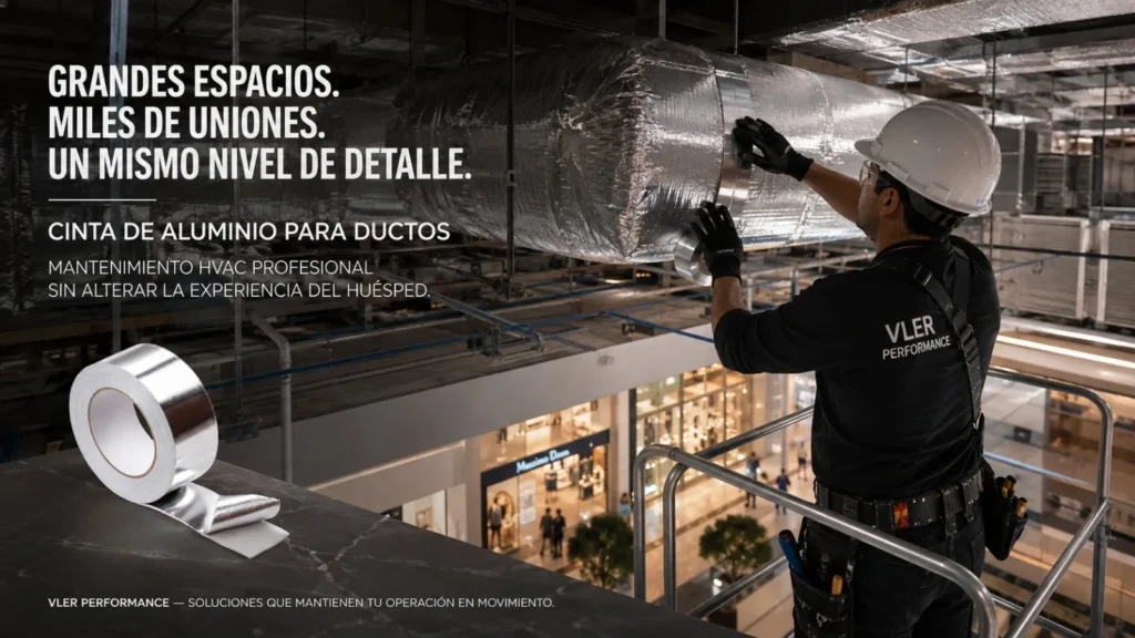 Cinta de Aluminio para Ductos (54.86 m) — ejemplo de uso 8
