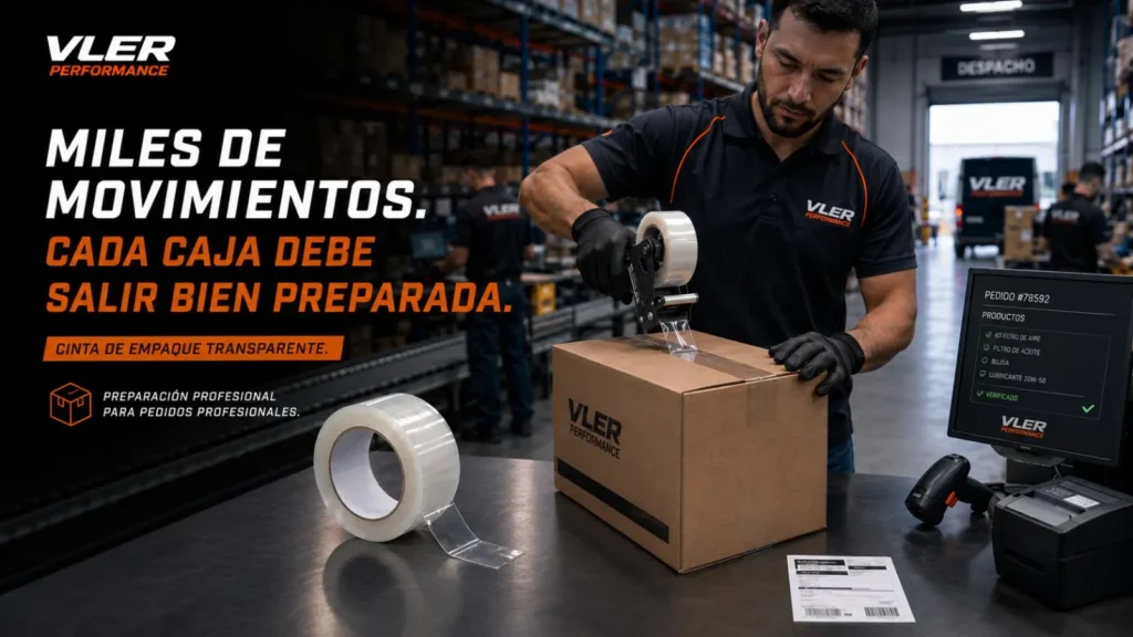 Cinta de Empaque Transparente — ejemplo de uso 3