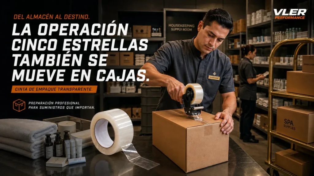 Cinta de Empaque Transparente — ejemplo de uso 6