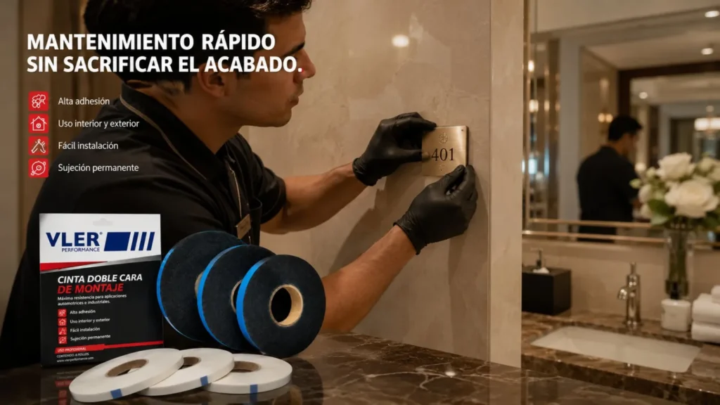 Cinta Doble Cara Espumada de Montaje — ejemplo de uso 12