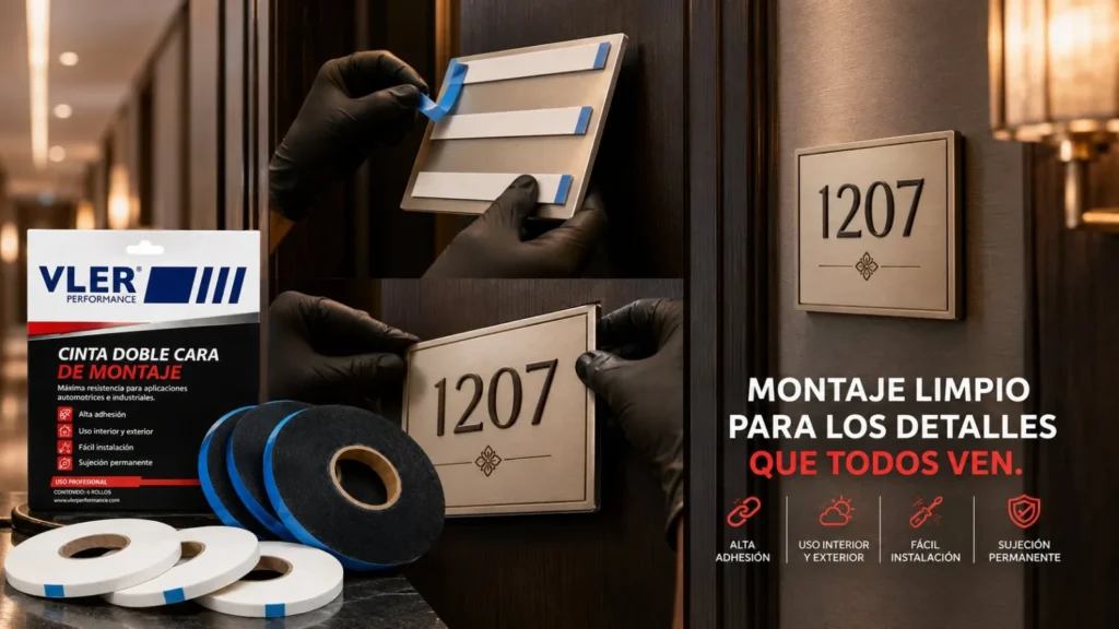 Cinta Doble Cara Espumada de Montaje — ejemplo de uso 7