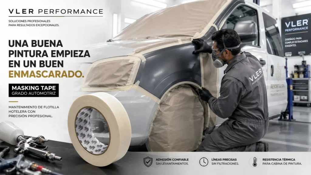 Cinta Masking Tape Grado Automotriz (19, 25 y 48 mm x 50 m) — ejemplo de uso 11
