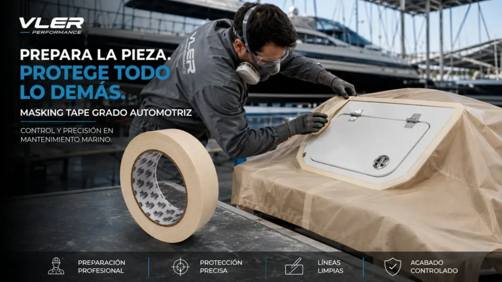 Cinta Masking Tape Grado Automotriz (19, 25 y 48 mm x 50 m) — ejemplo de uso 15