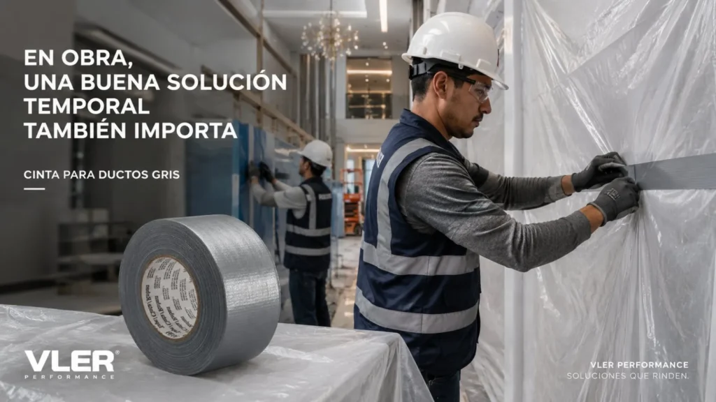 Cinta para Ductos Gris (48 mm x 55 m) — ejemplo de uso 5