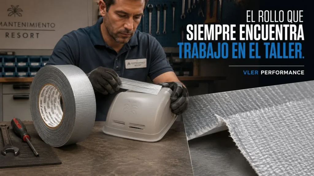 Cinta para Ductos Gris (48 mm x 55 m) — ejemplo de uso 6