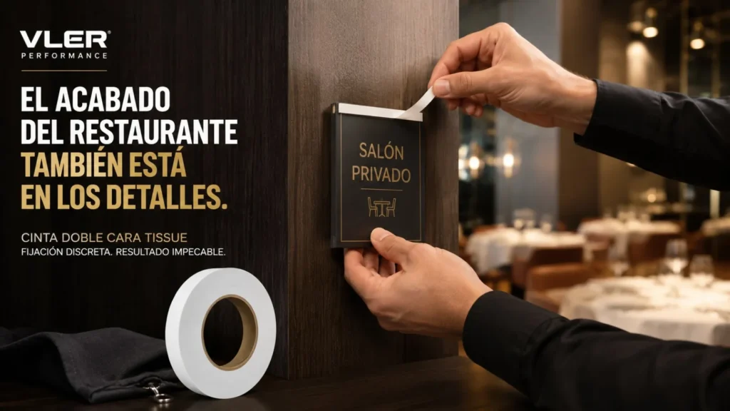 Cinta Tissue - Cinta Doble Cara (rollo) — ejemplo de uso 9