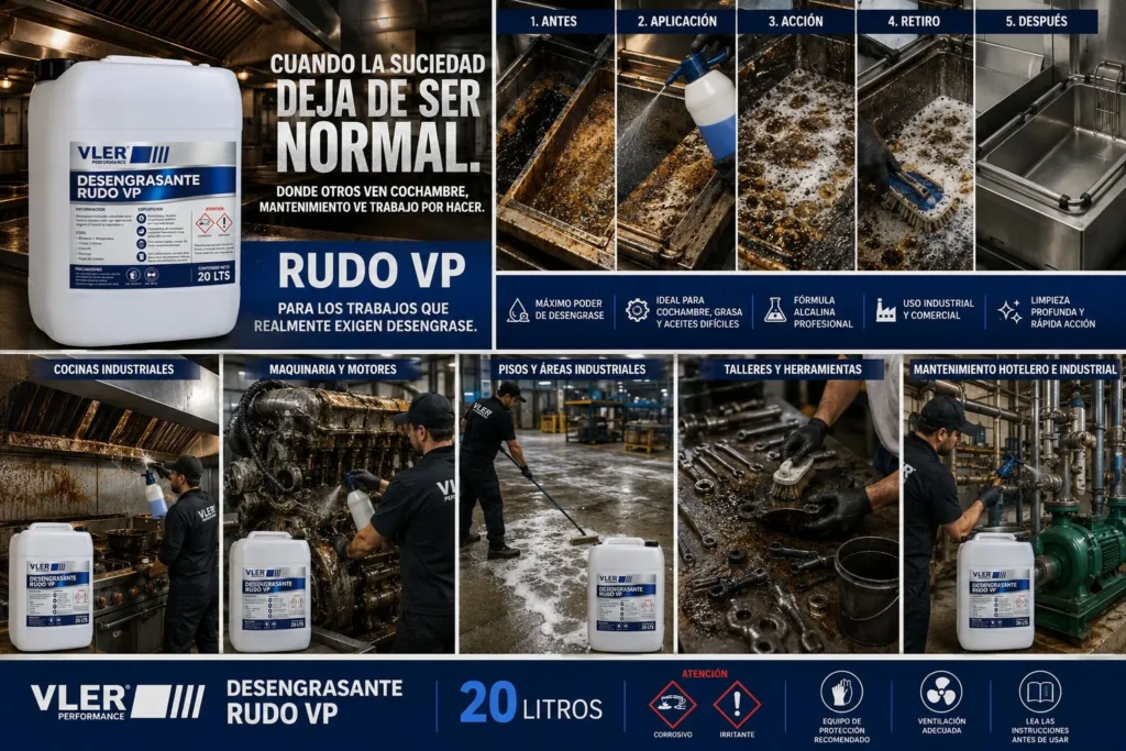 Desengrasante Rudo VP 20 L — ejemplo de uso 2