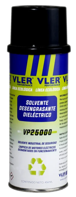 DIELÉCTRICO VP 25,000 V, solvente dieléctrico en aerosol, 454 ml
