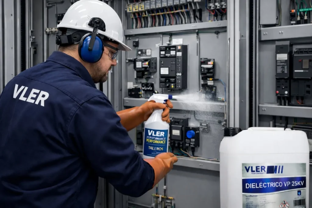 Dieléctrico VP 25,000 V - Solvente Desengrasante Dieléctrico Antiflama (Bidón 20 L) — ejemplo de uso 15