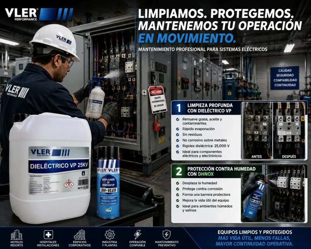 Dieléctrico VP 25,000 V - Solvente Desengrasante Dieléctrico Antiflama (Bidón 20 L) — ejemplo de uso 2