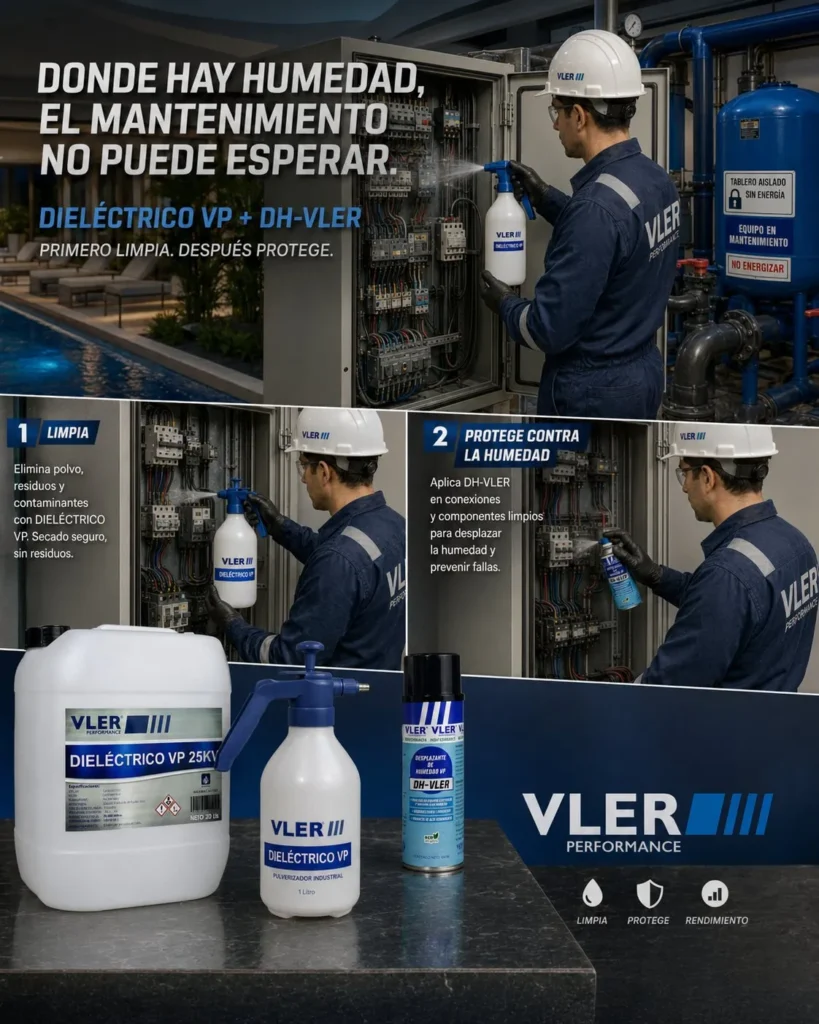 Dieléctrico VP 25,000 V - Solvente Desengrasante Dieléctrico Antiflama (Bidón 20 L) — ejemplo de uso 4