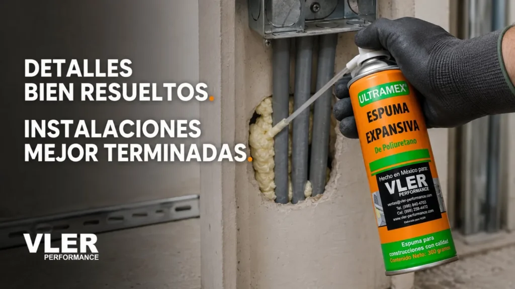 Espuma Expansiva de Poliuretano ULTRAMEX - 300 g — ejemplo de uso 9