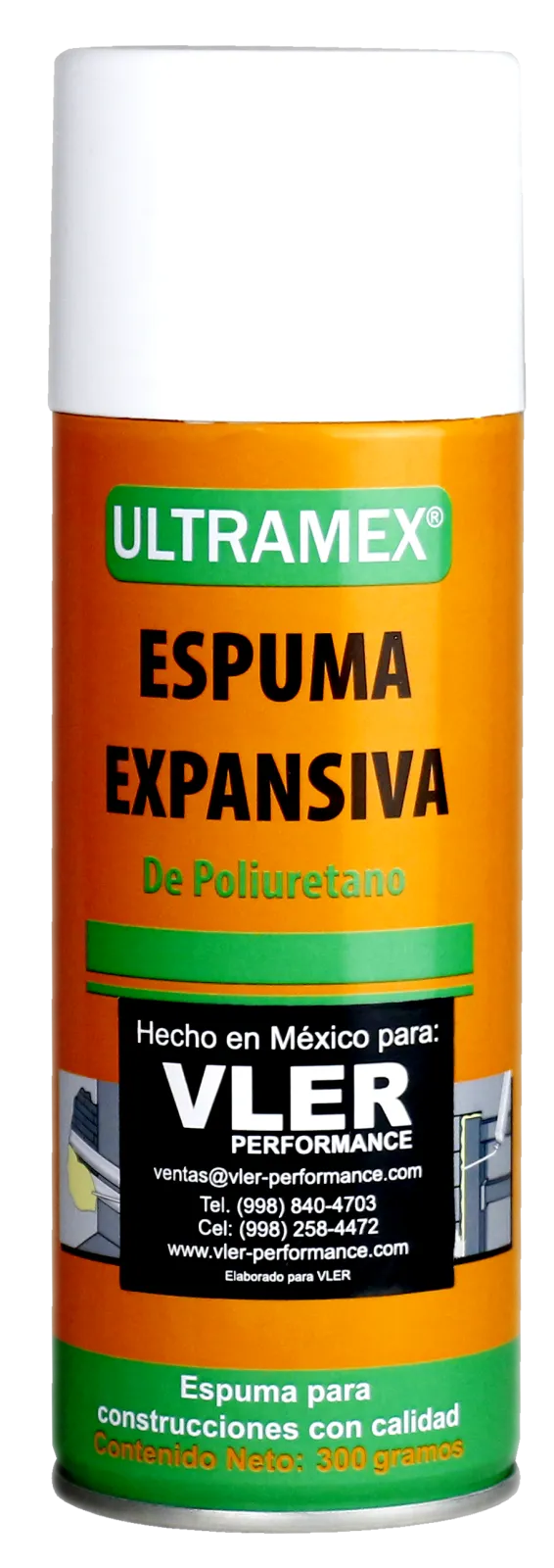 Espuma Expansiva de Poliuretano ULTRAMEX - 300 g