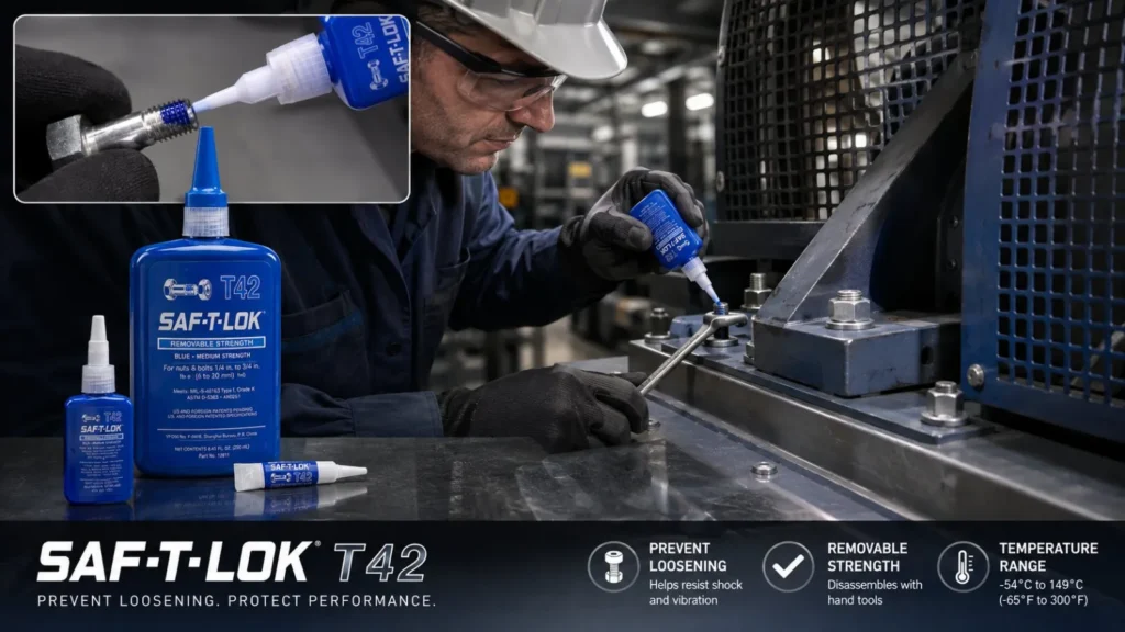 Fijador de Tornillos T42 / T62 - Adhesivo Anaeróbico SAF-T-LOK — ejemplo de uso 10