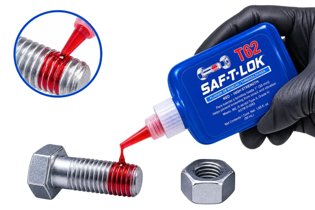 Fijador de Tornillos T42 / T62 - Adhesivo Anaeróbico SAF-T-LOK — ejemplo de uso 14
