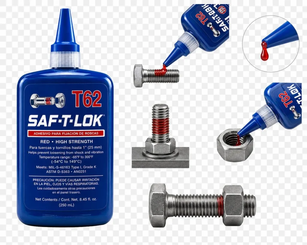 Fijador de Tornillos T42 / T62 - Adhesivo Anaeróbico SAF-T-LOK — ejemplo de uso 19