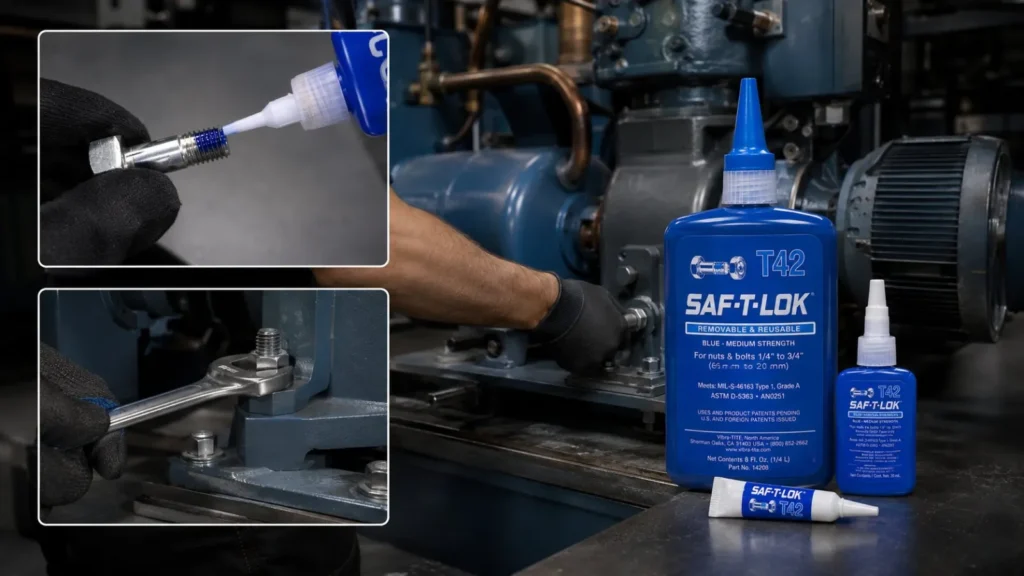 Fijador de Tornillos T42 / T62 - Adhesivo Anaeróbico SAF-T-LOK — ejemplo de uso 8