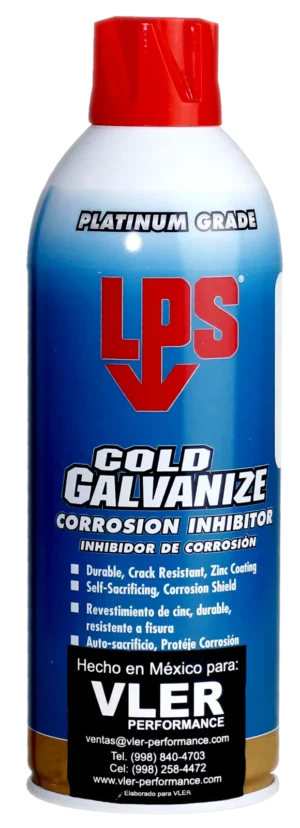 Galvanizado en Frío LPS, inhibidor de corrosión rico en zinc, aerosol