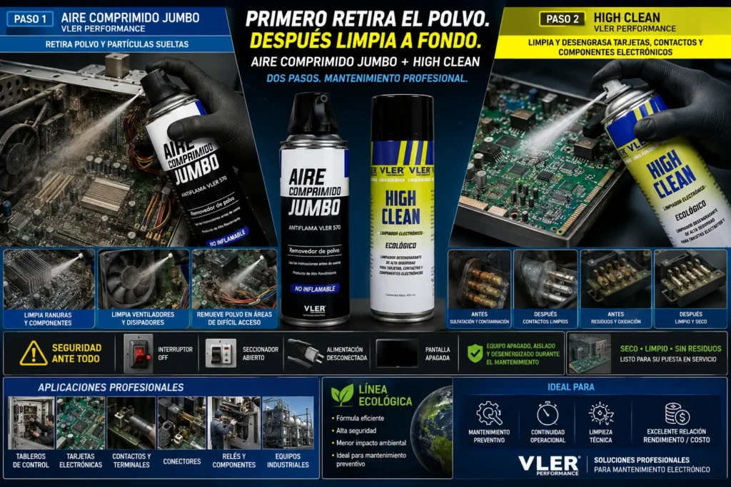 High Clean - Limpiador Electrónico (454 ml) — ejemplo de uso 4