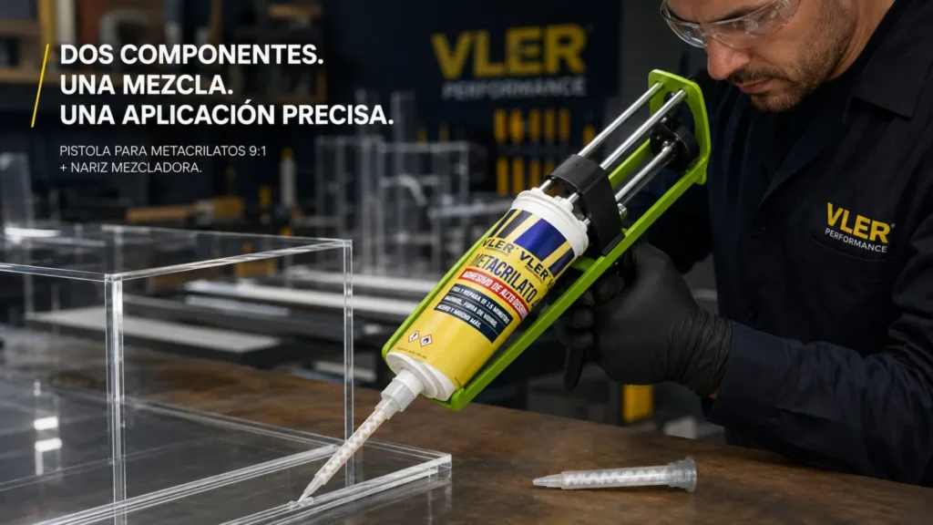 Metacrilato 420 - Adhesivo Estructural Bicomponente (Cartucho doble 490 ml) — ejemplo de uso 1