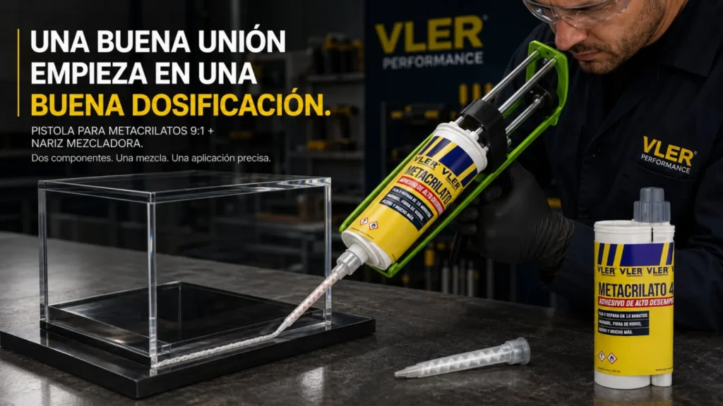 Metacrilato 420 - Adhesivo Estructural Bicomponente (Cartucho doble 490 ml) — ejemplo de uso 2