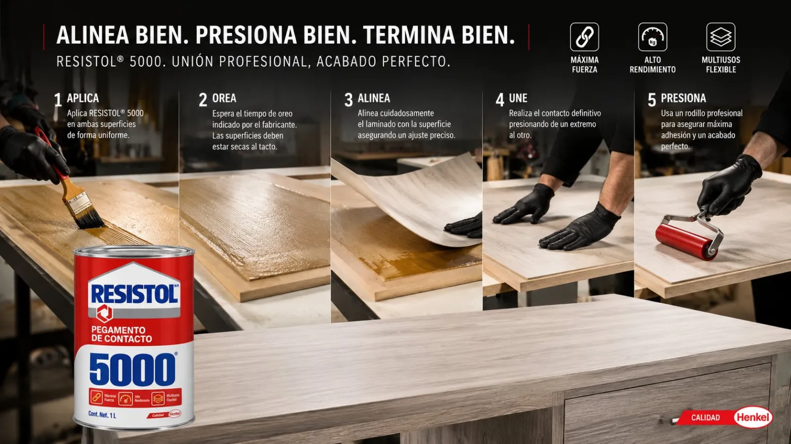 Pegamento 5000 - Pegamento de Contacto Multimaterial (21 ml a 19 L)