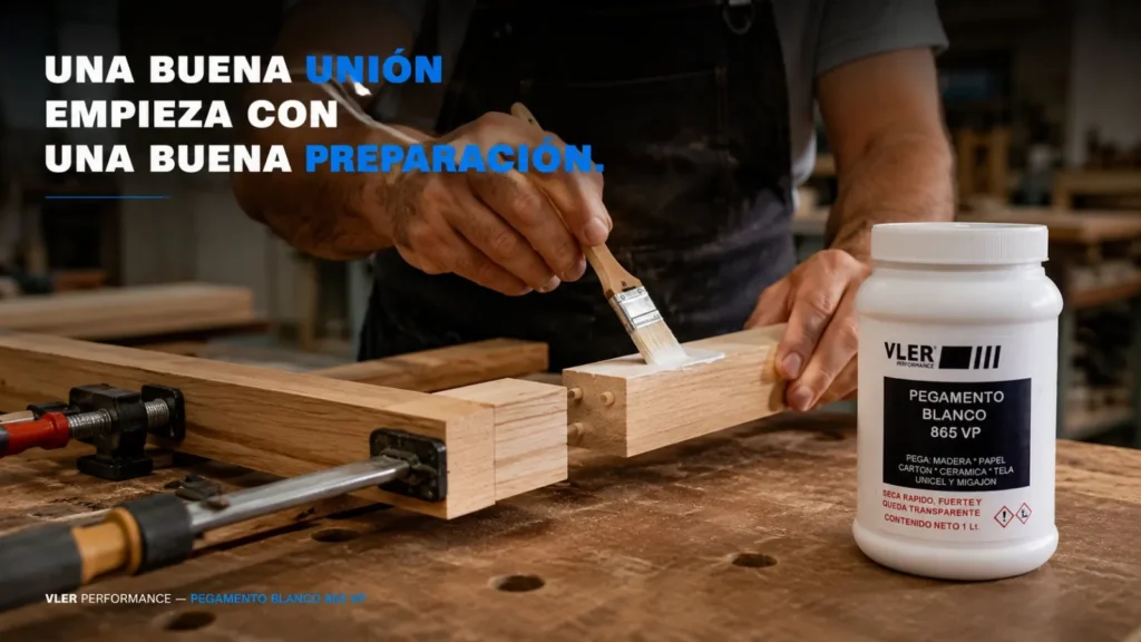 Pegamento Blanco 865 VP (1 L y 20 L) — ejemplo de uso 2