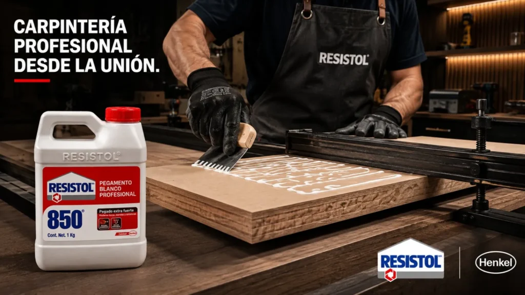 Resistol 850 Profesional - Adhesivo Blanco (250 g a 20 kg) — ejemplo de uso 6
