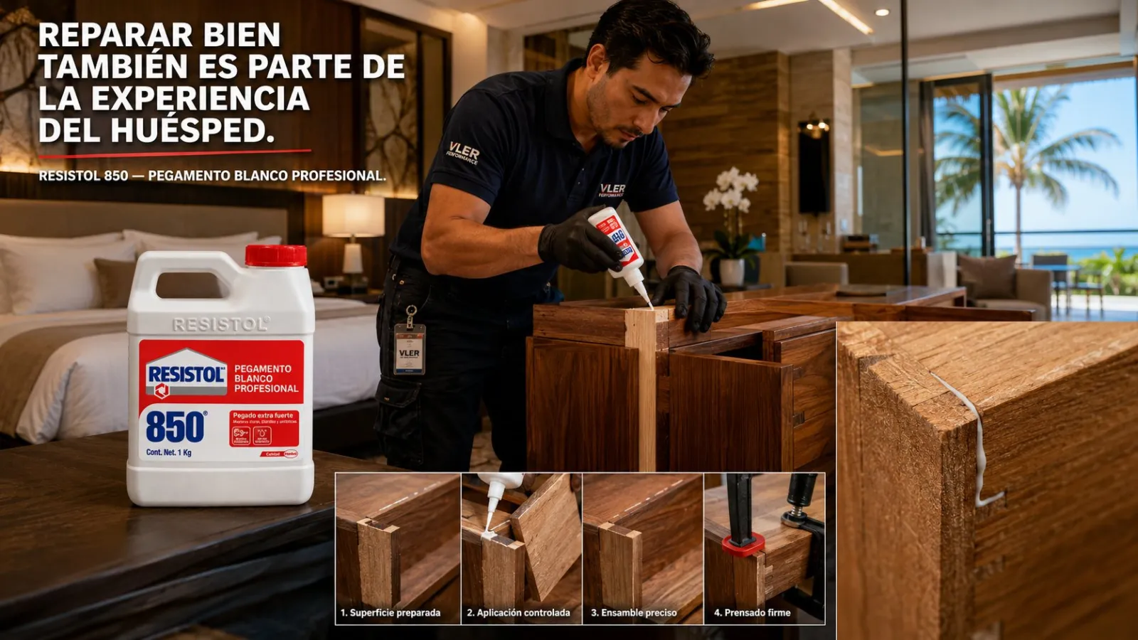 Resistol 850 Profesional - Adhesivo Blanco (250 g a 20 kg)